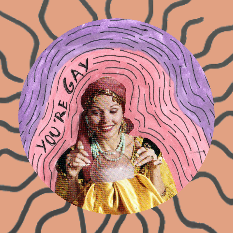 You are gay - Button