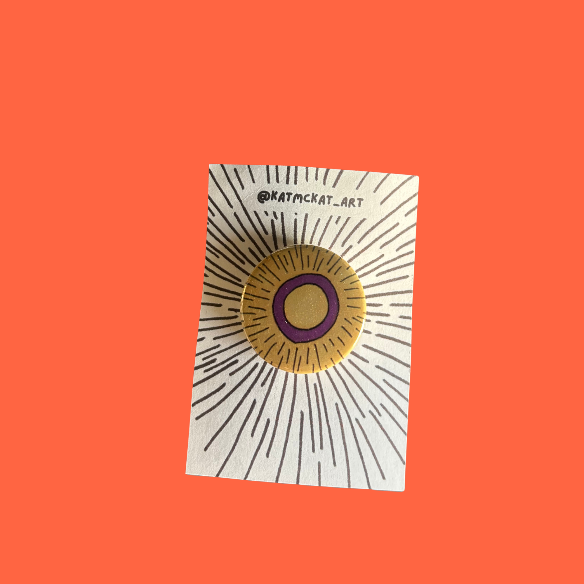 Intersex flag button