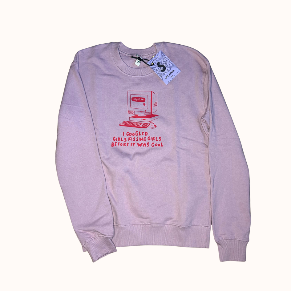 I Googled girls kissing girls  - Sweater Size S