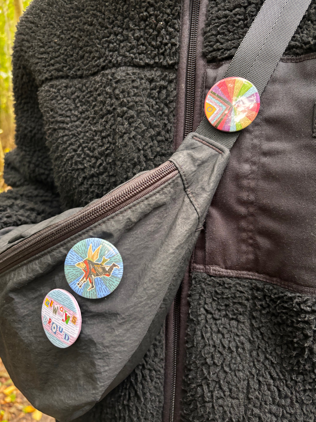 Always Proud - Button - Trans