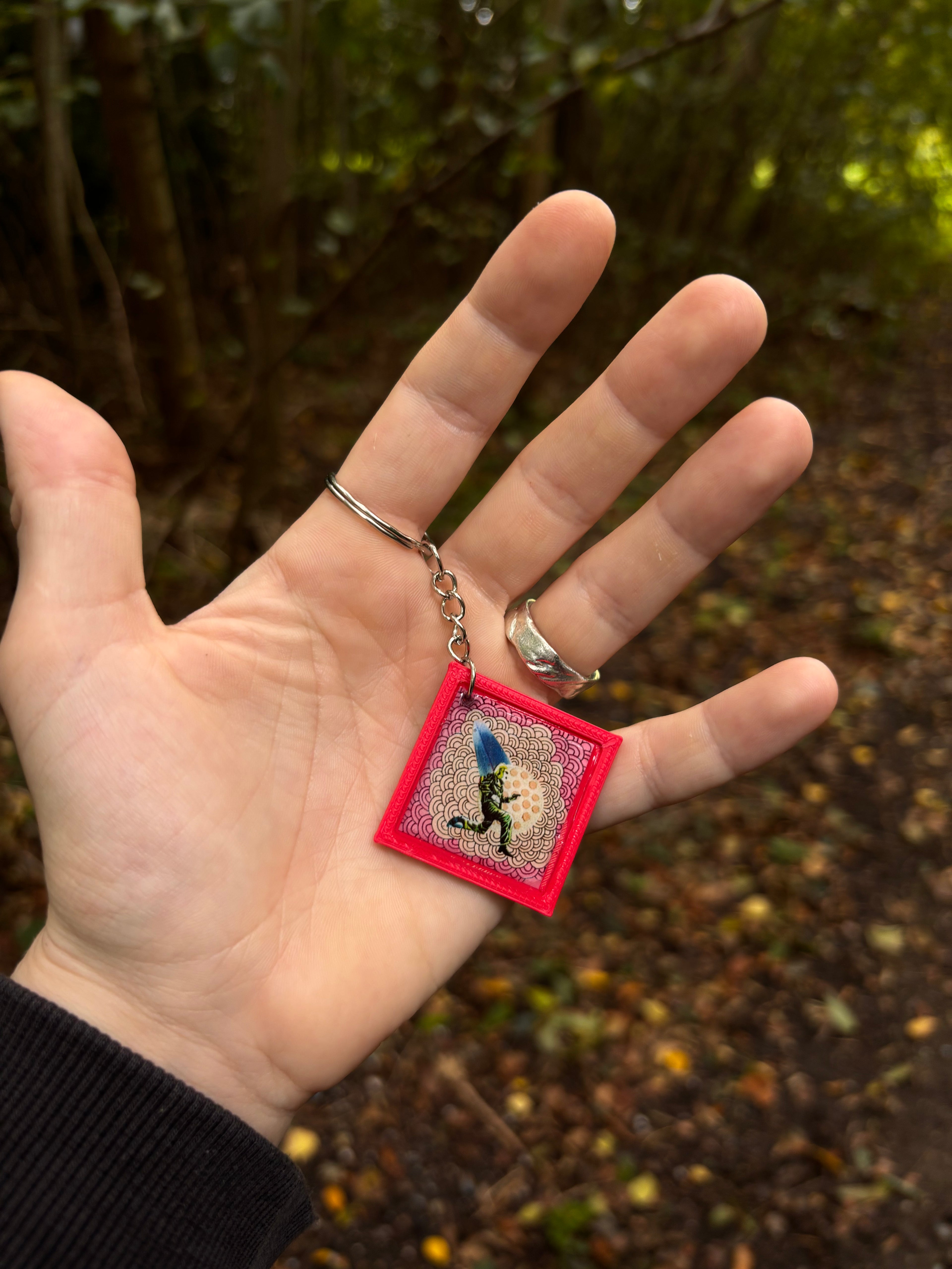 Man on the moon - Keychain