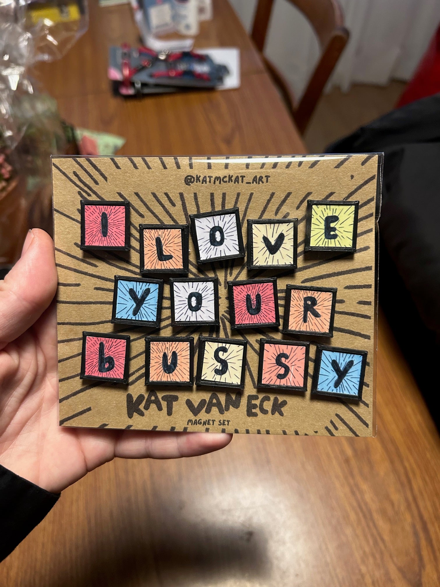 I love your bussy - Magnet Set