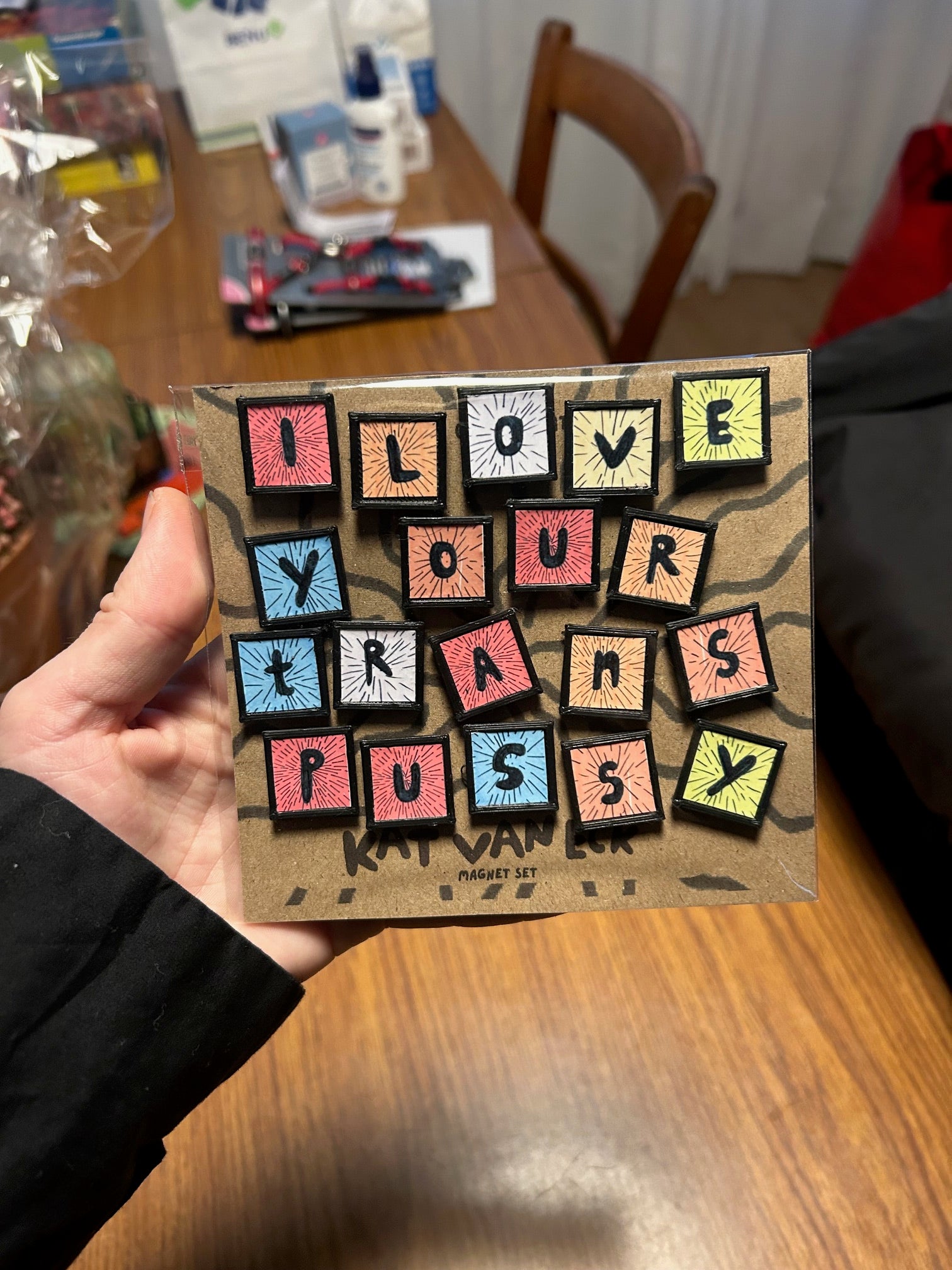 I love your trans pussy - Magnet Set