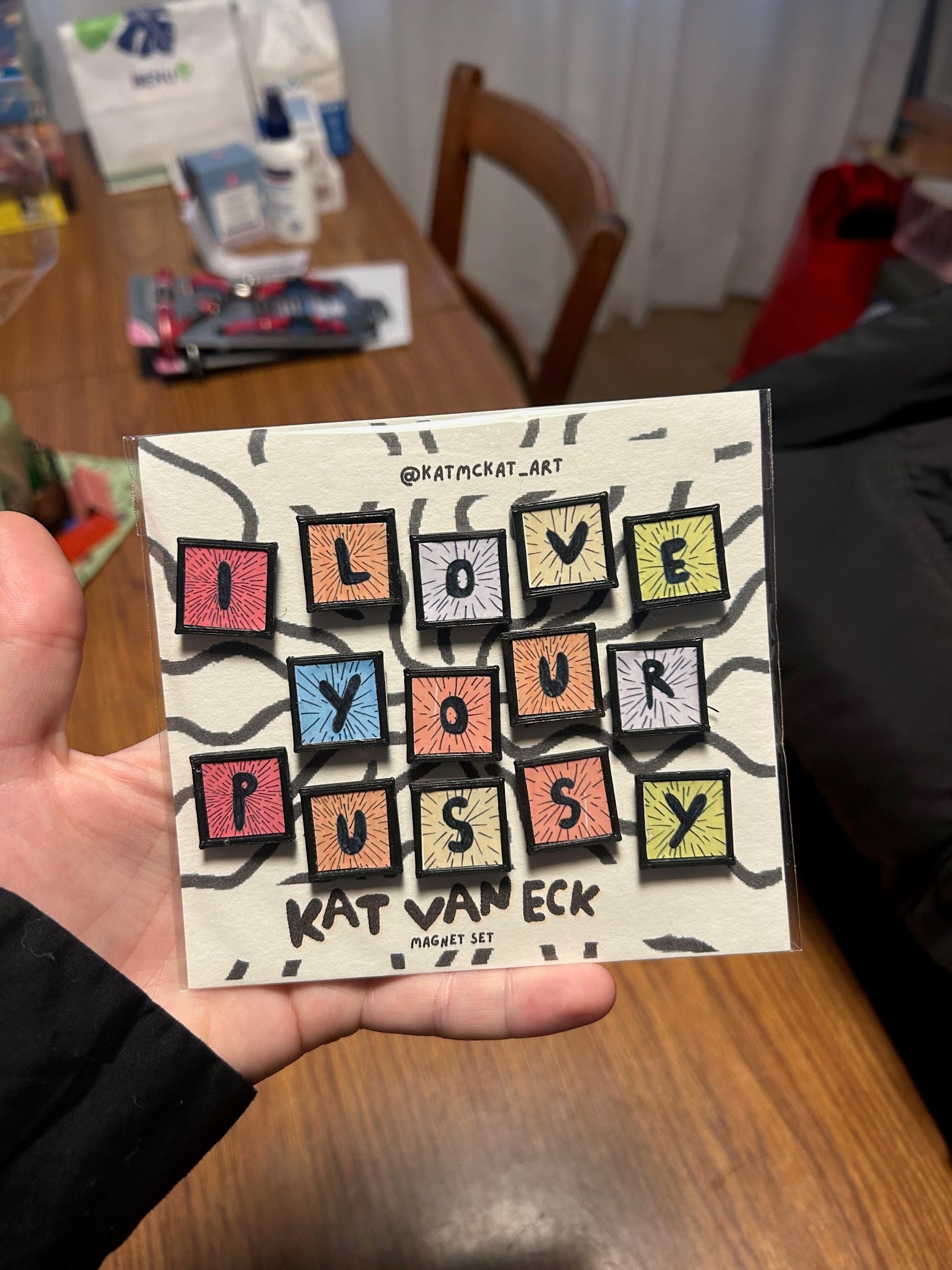 I love your pussy - Magnet Set