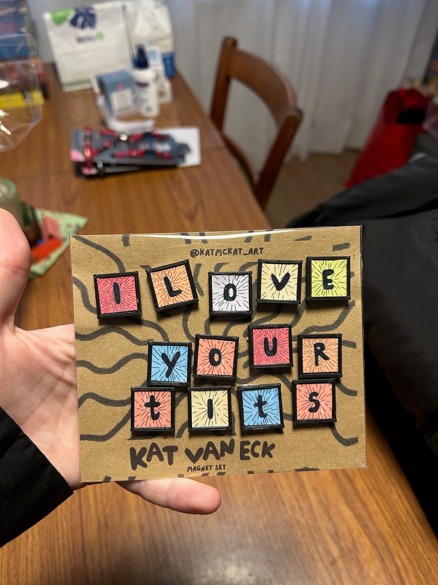 I love your tits - Magnet Set