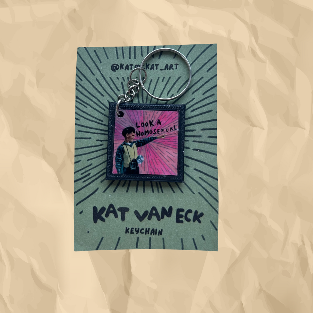 Look! A homosexual! - Keychain
