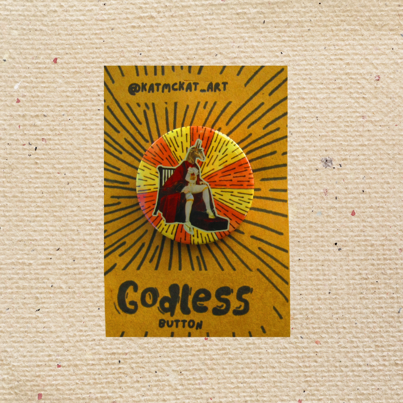 Godless - Button - Horse