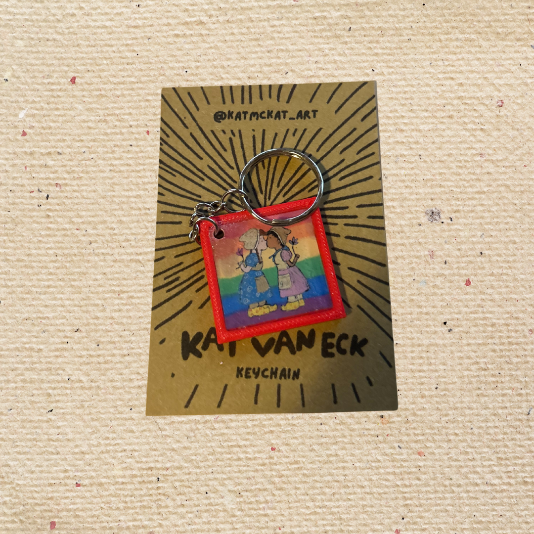 Lesbian love - Keychain