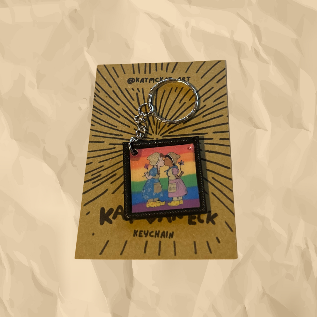 Lesbian love - Keychain