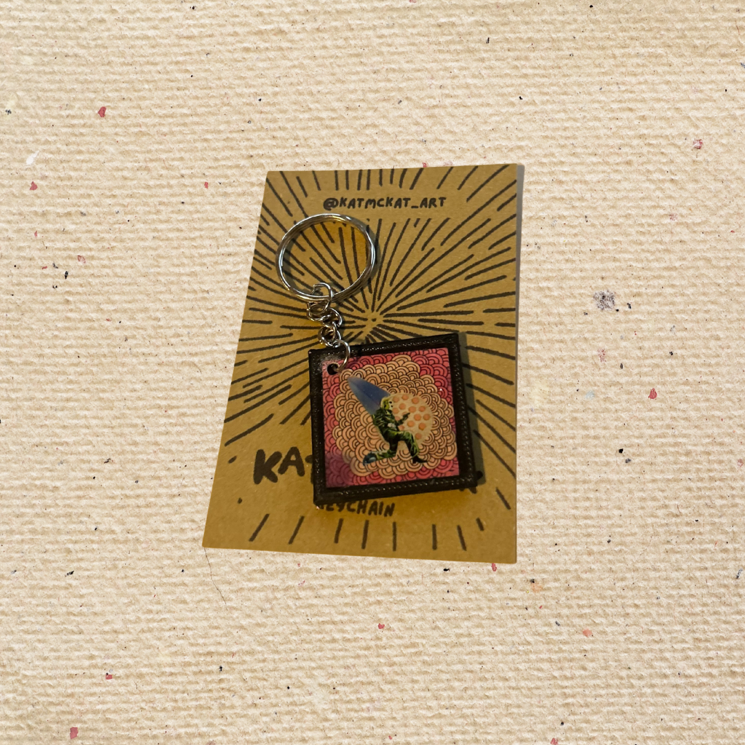 Man on the moon - Keychain