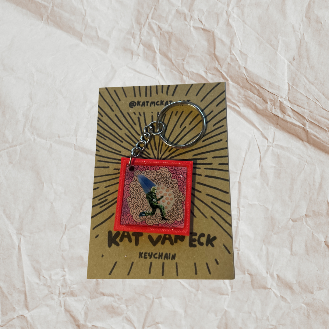 Man on the moon - Keychain