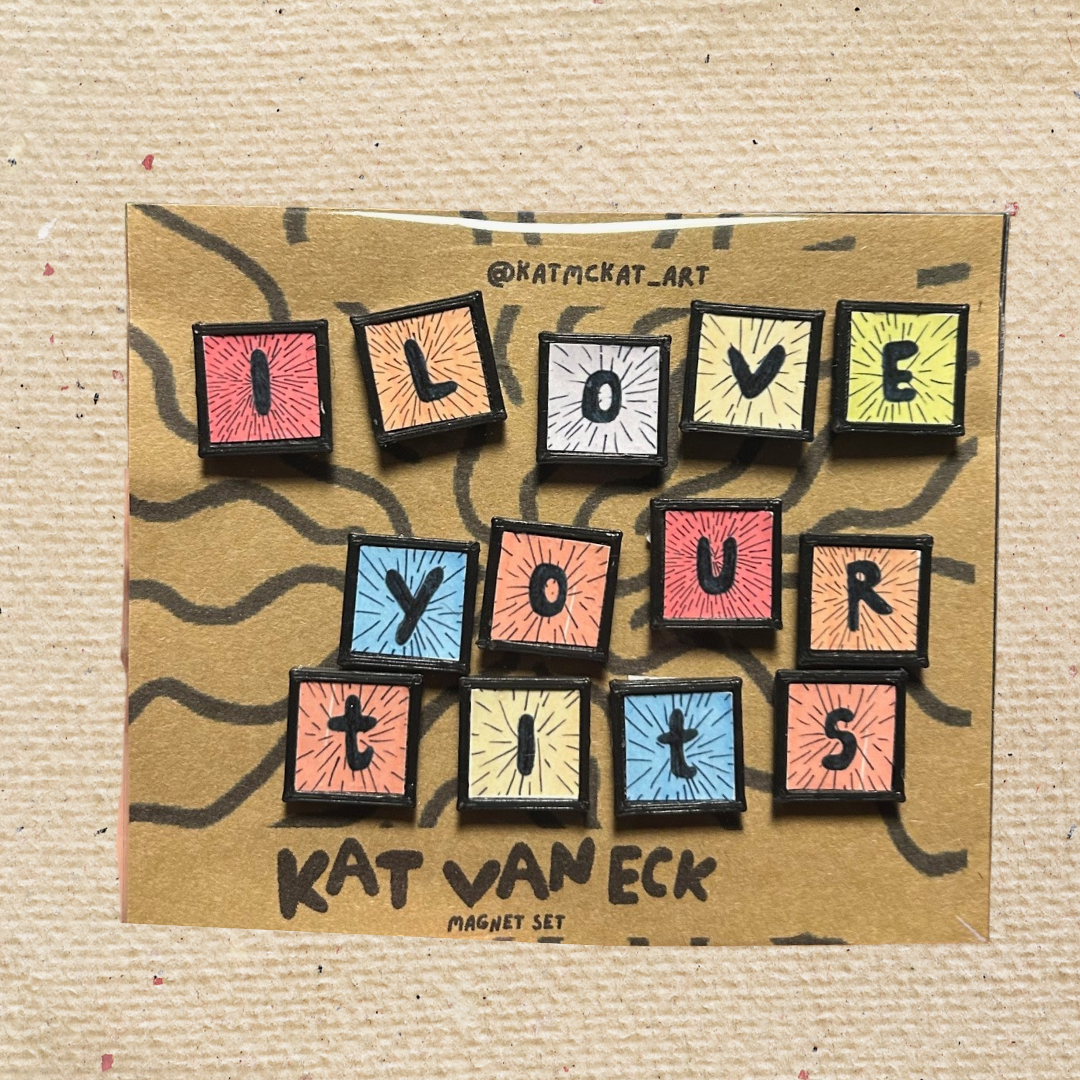 I love your tits - Magnet Set